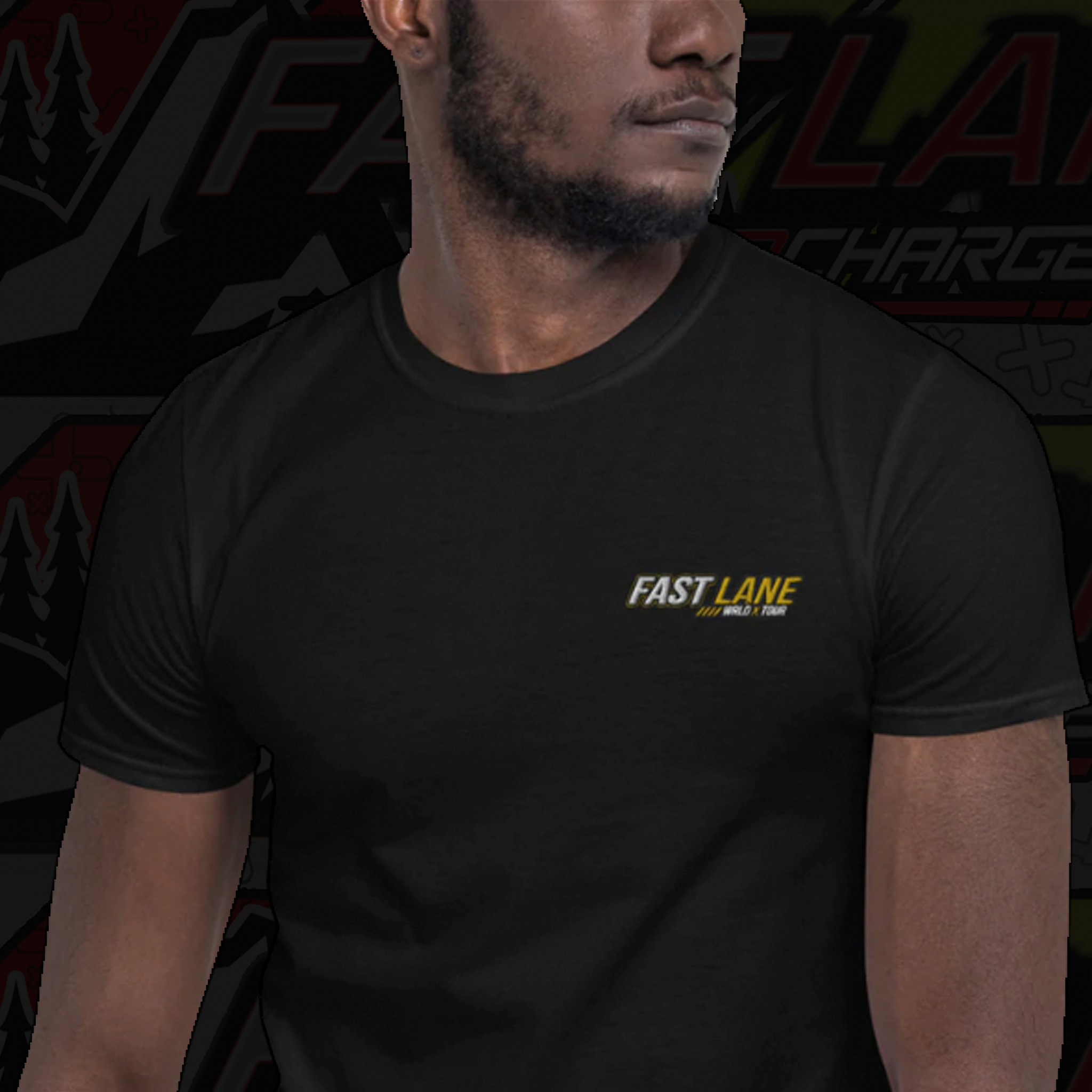 Fast Lane //// Embroidered Logo T-Shirt