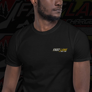 Fast Lane //// Embroidered Logo T-Shirt