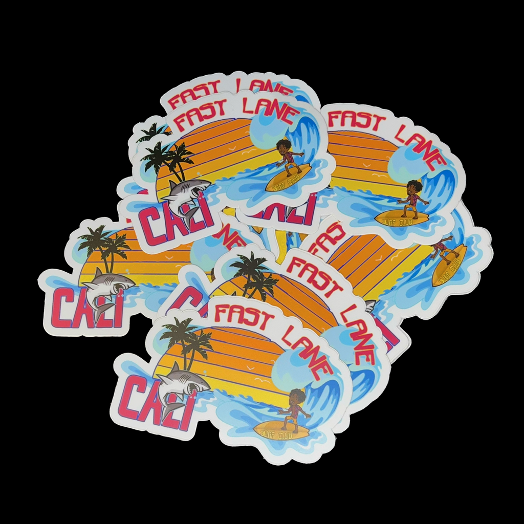 FastLane Surf Club Sticker